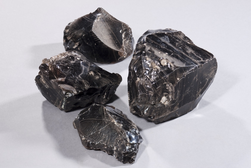 Obsidienne, excavée du site d’Osadaguchi