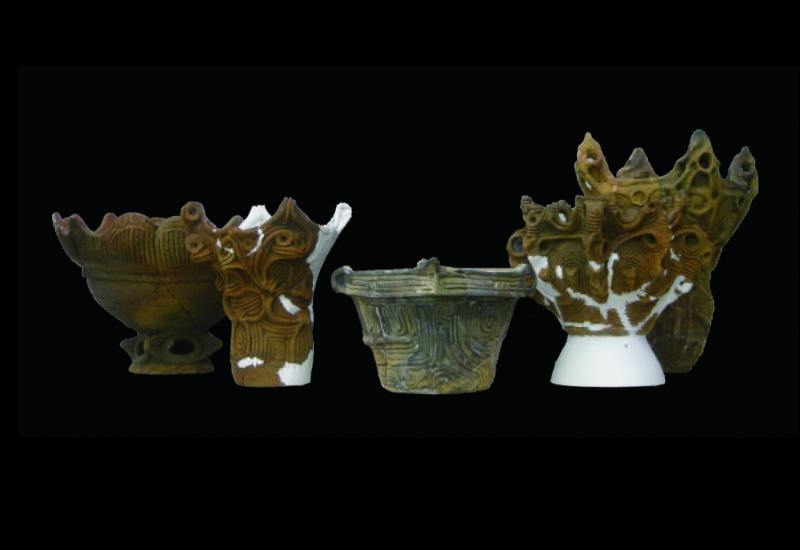 Artefacts archéologiques du site d'Oonitain